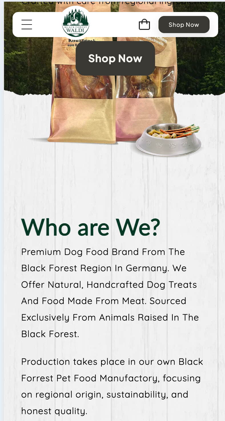 Waldi Dog Food
